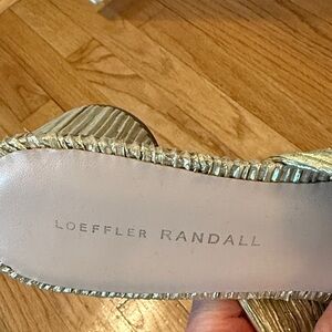 Loeffler Randall Gold Heeled Sandals